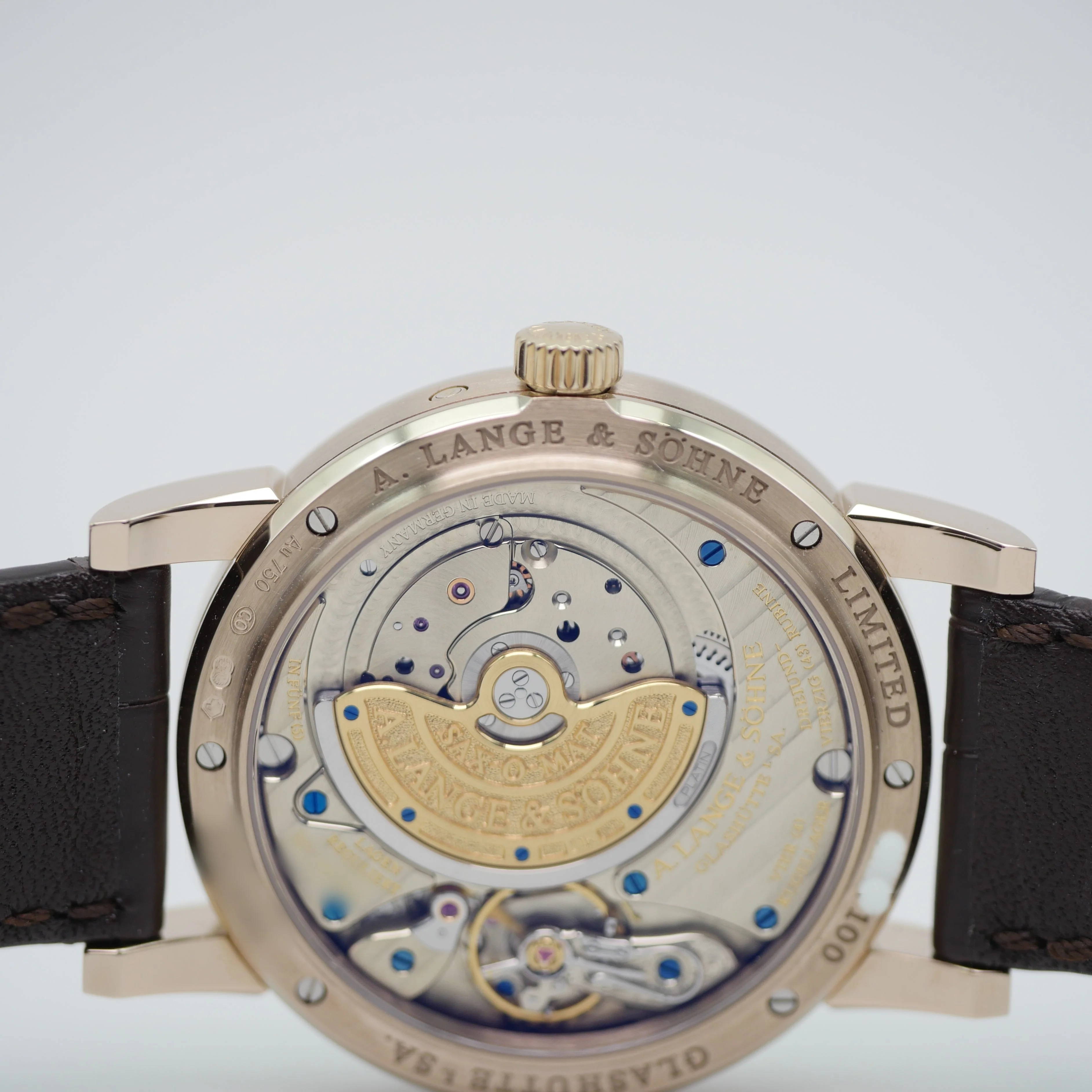 A. Lange & Söhne Langematik Ewiger Kalender "Honiggold" 310.050 - Modell limitiert auf 100 Exemplare - Image 5