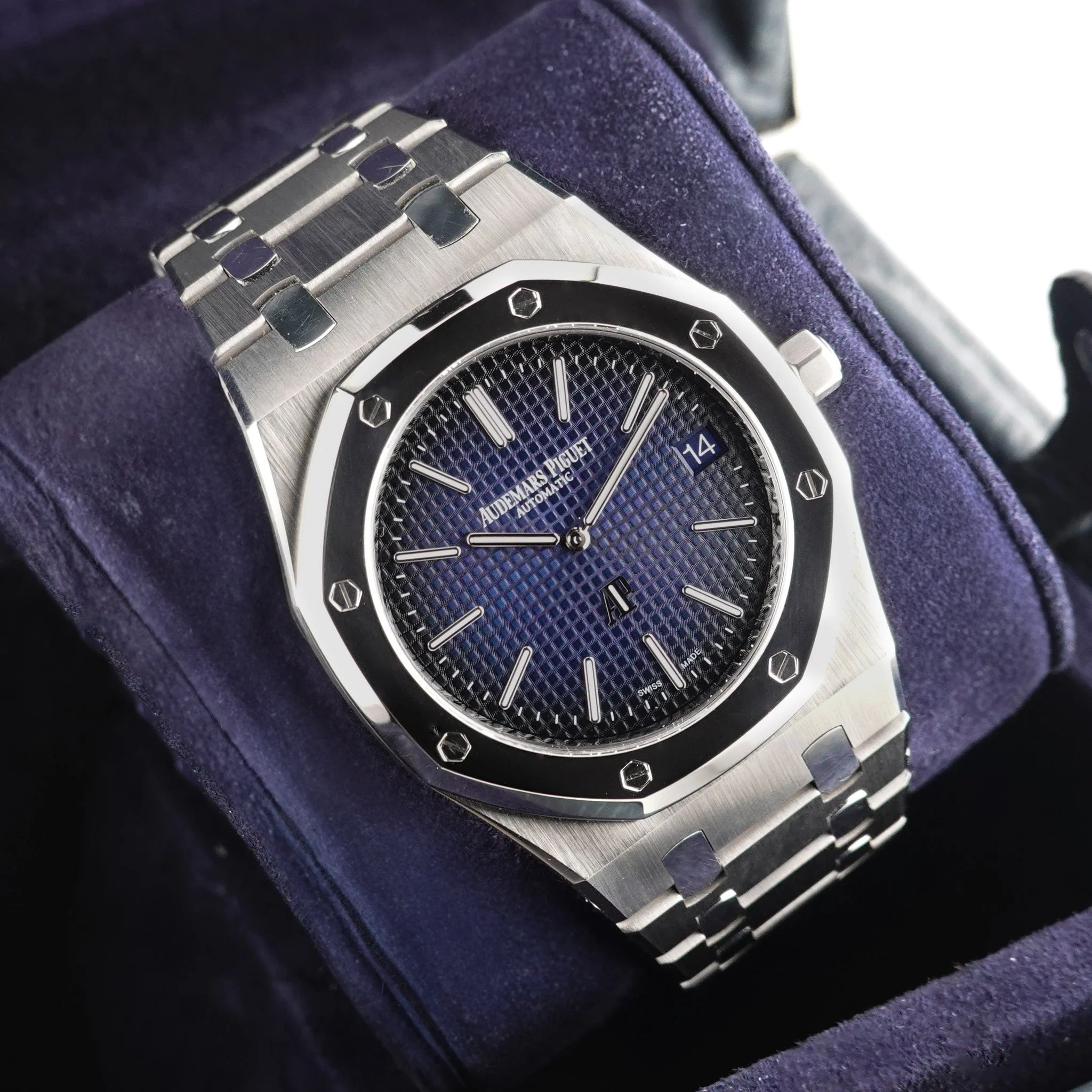 Audemars Piguet Royal Oak Jumbo Extra Thin 15202IP Titan/Platin - 2014 - Image 2