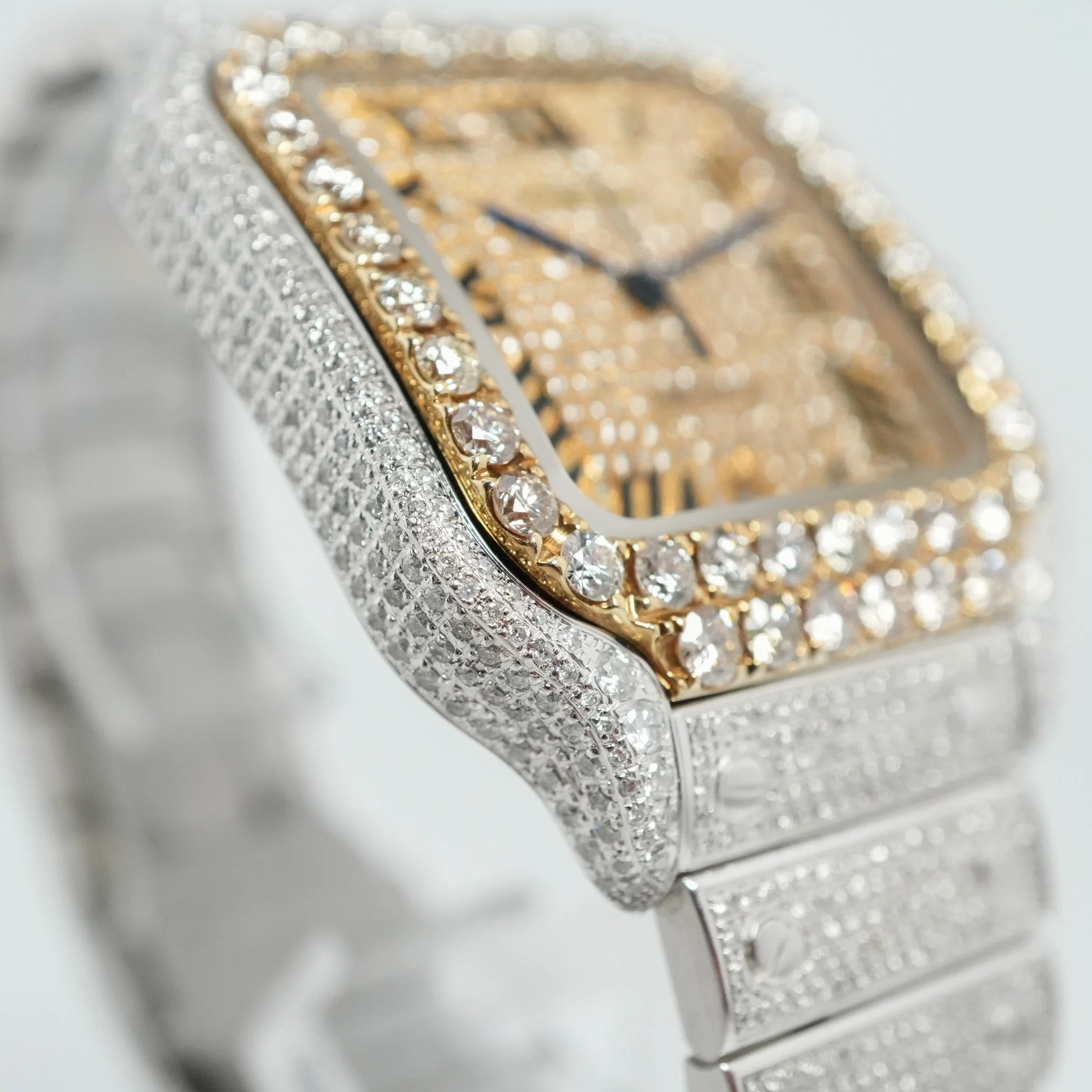 Cartier Santos Iced Out - WSSA0018 - Image 5