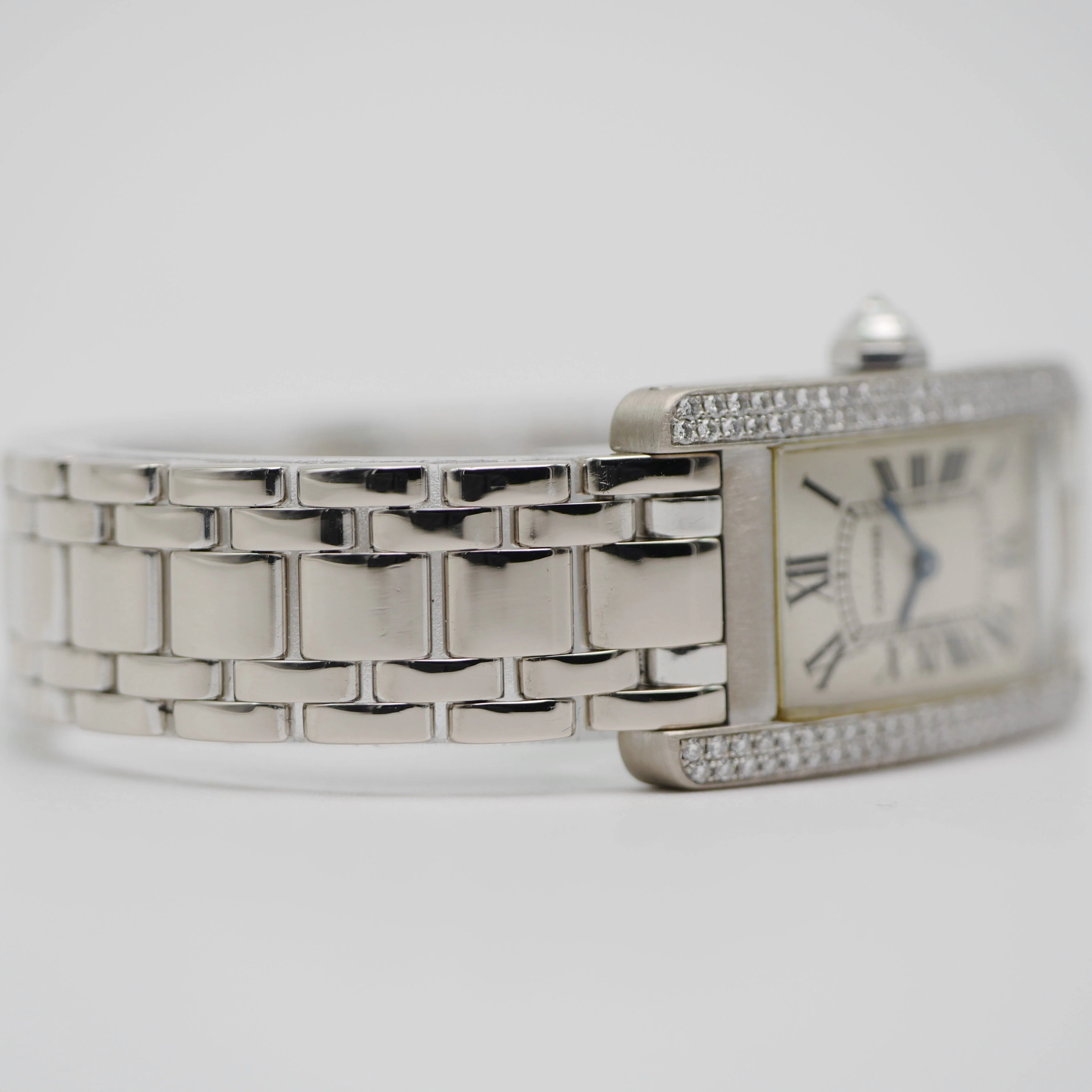 Cartier Tank Americaine Weißgold - 1713 - Image 8