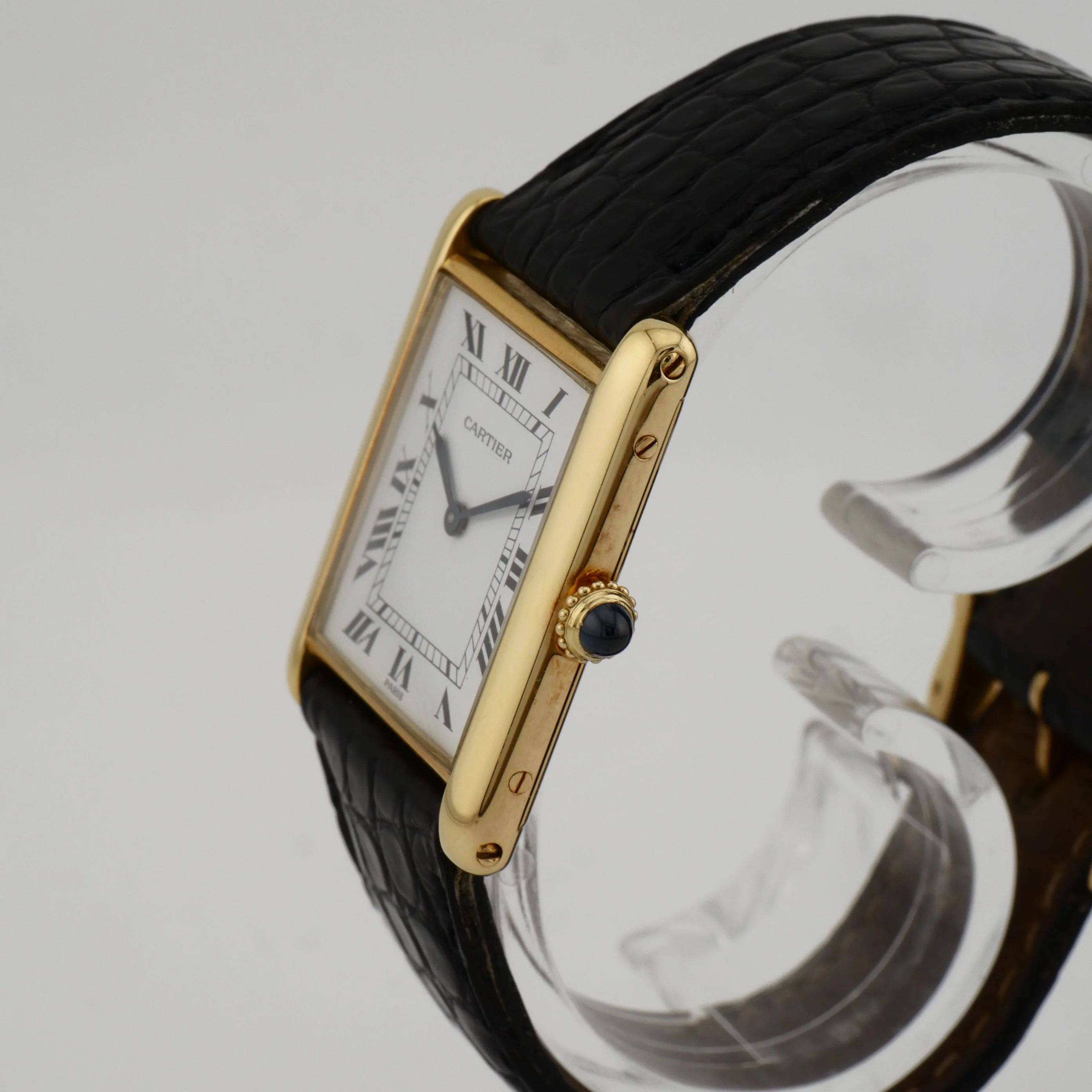 Cartier Tank Louis Cartier Ultra Thin Gelbgold 96065 - 1982 - Image 5