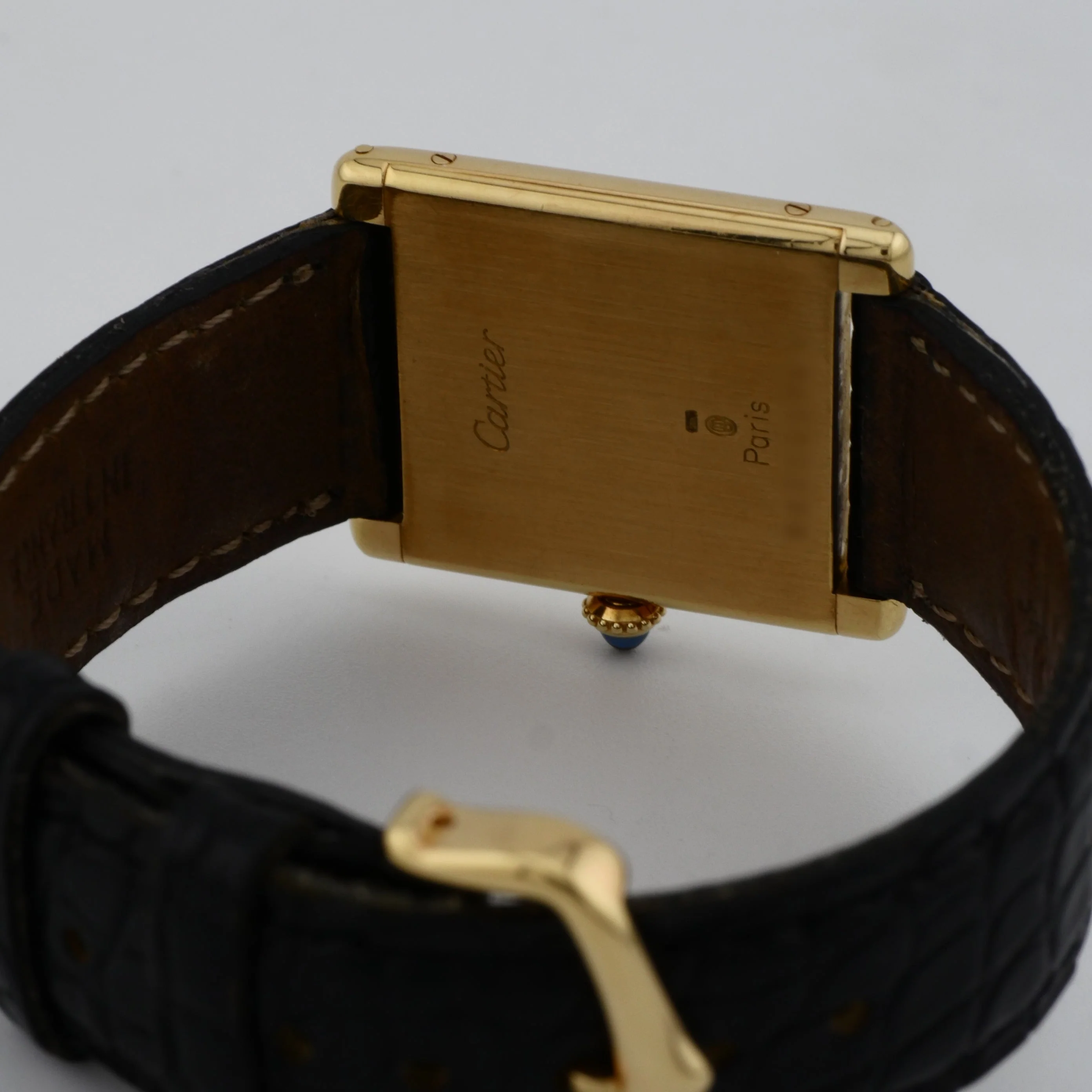 Cartier Tank Louis Cartier Ultra Thin Gelbgold 96065 - 1982 - Image 6