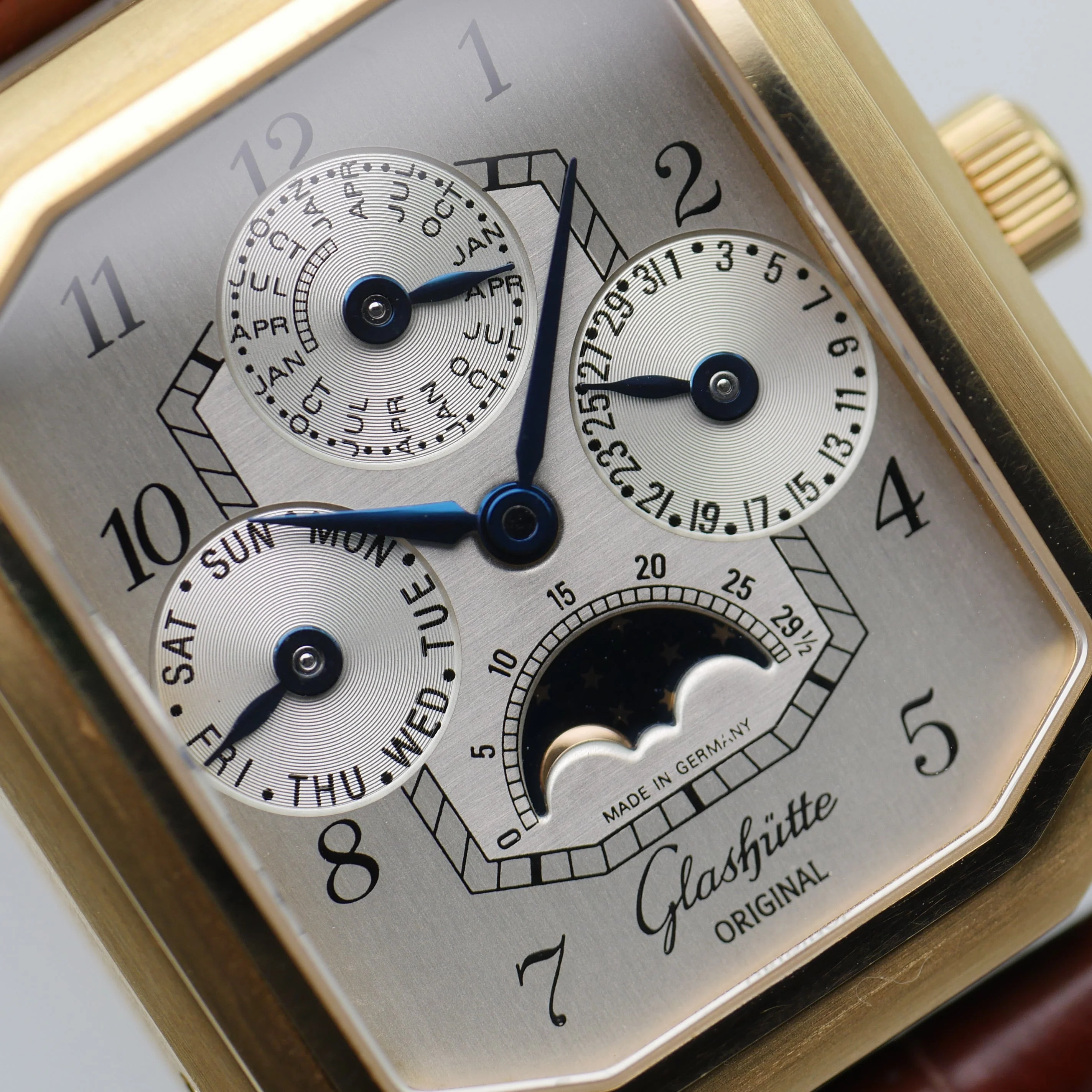 Glashütte Original Senator Karrée Ewiger Kalender Roségold 1845 - Image 3