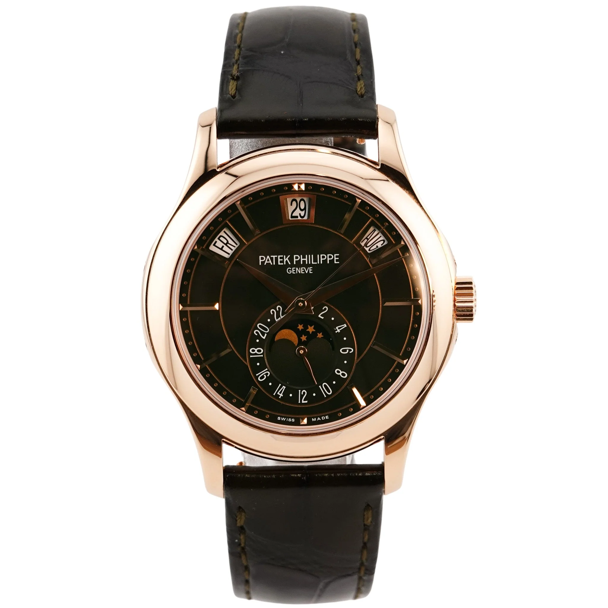 Patek Philippe Annual Calendar Rosegold 5205 - green Dial 2025