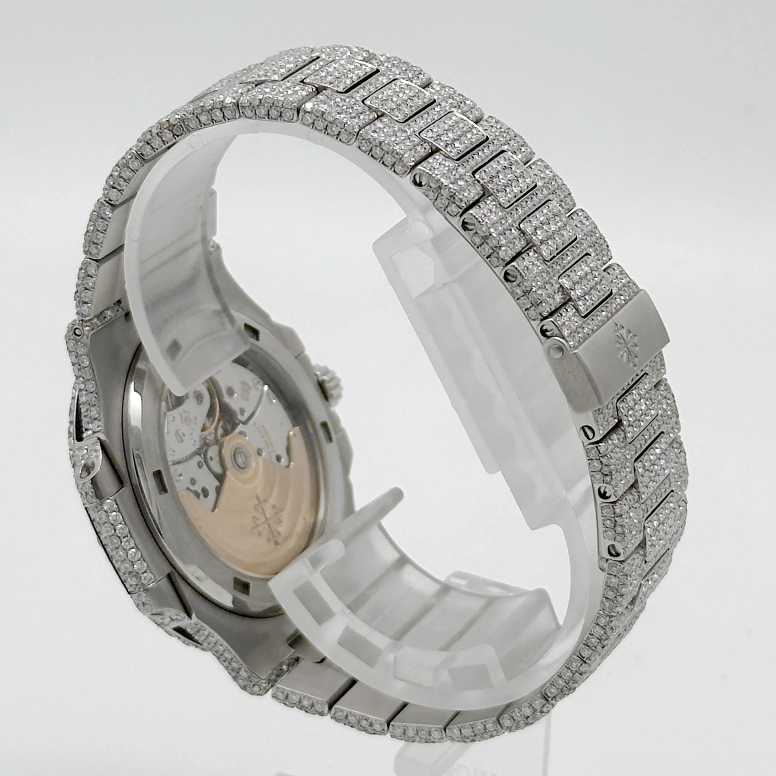 Patek Philippe Nautilus Stahl Iced Out 5711/1A-001 - 2007 - Image 8