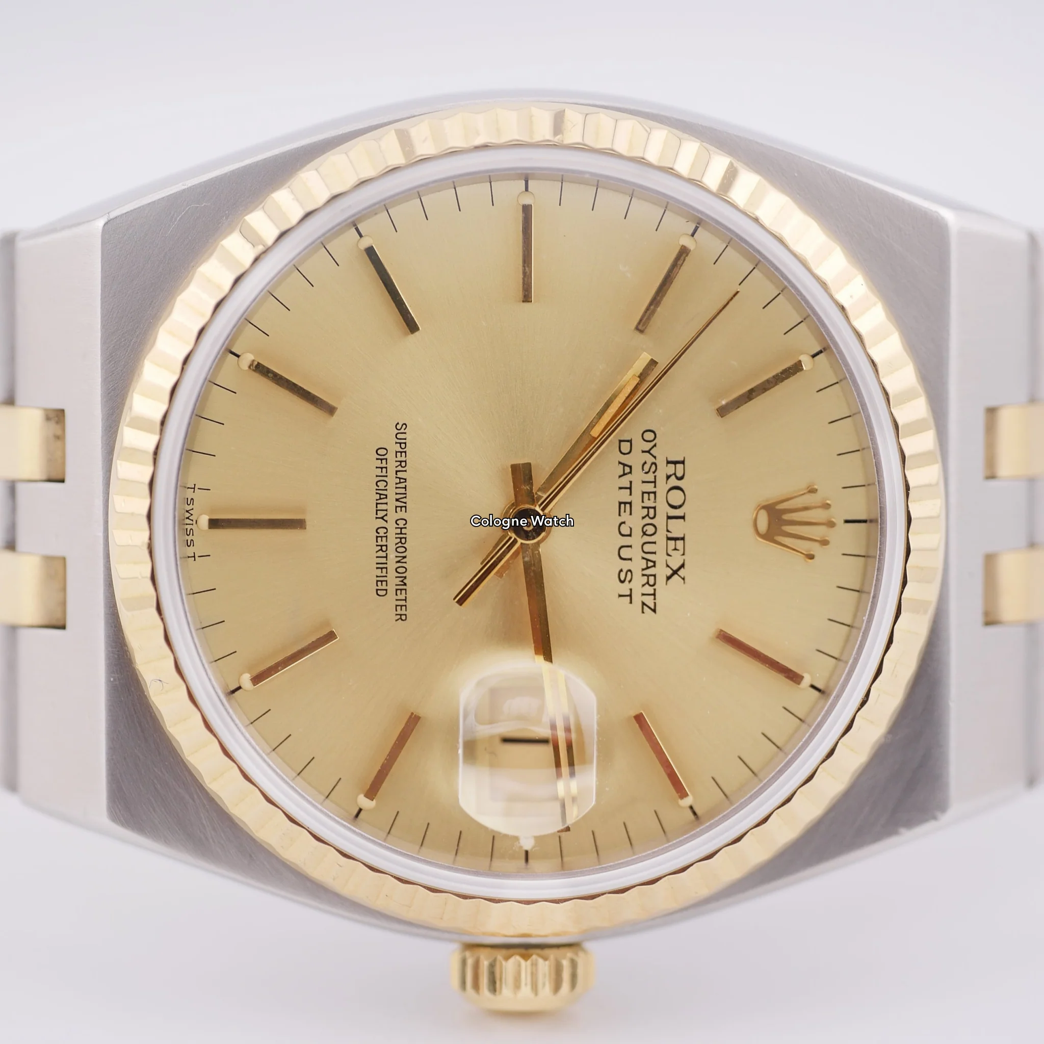Rolex Datejust Oysterquartz Stahl/Gold 17013 Service Papers - Image 2