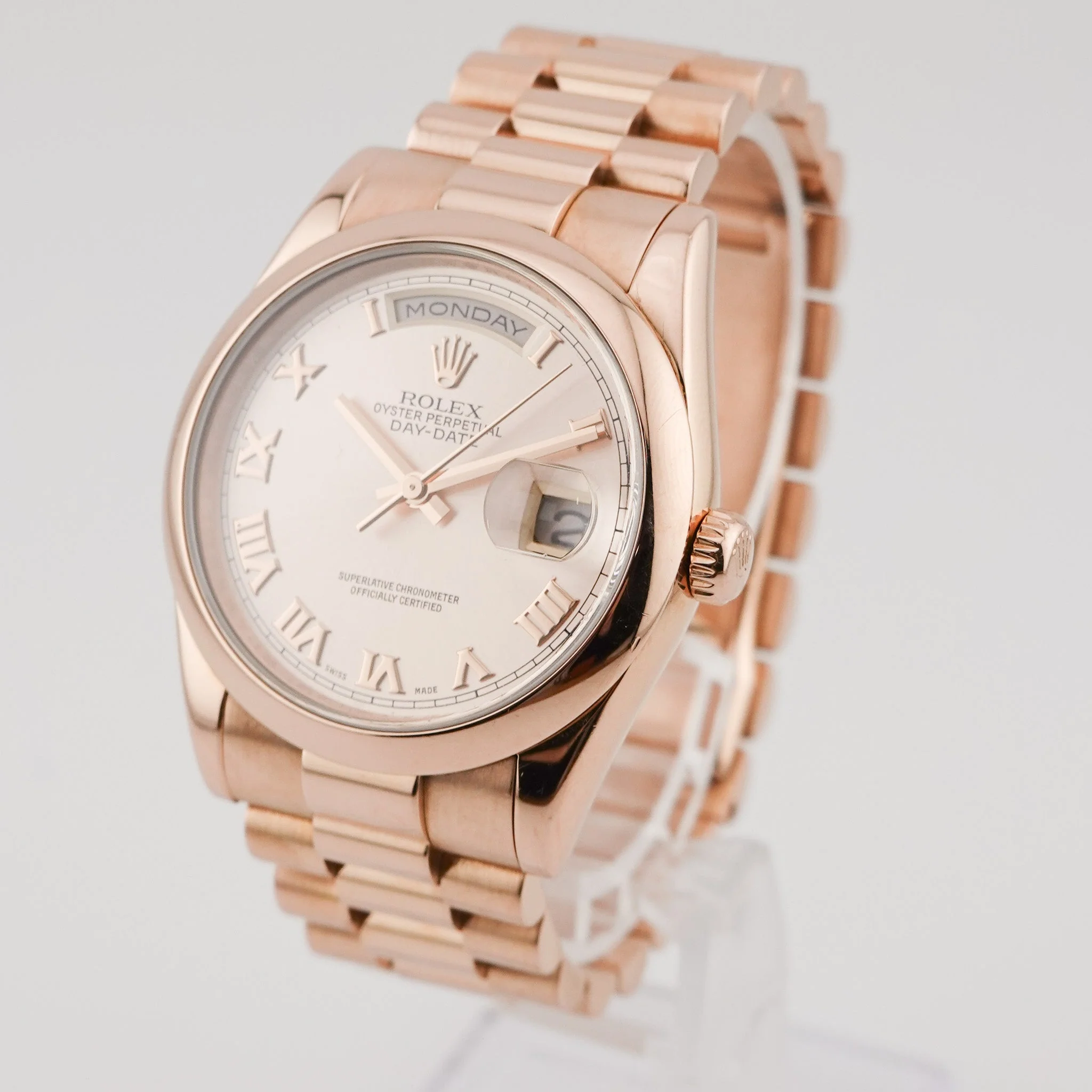 Rolex Day-Date 36 Roségold 118205F - 2011 - Image 2