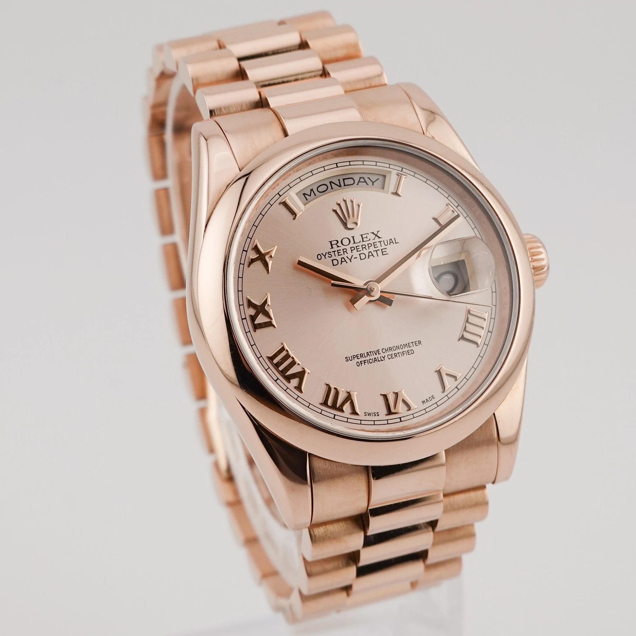 Rolex Day-Date 36 Roségold 118205F - 2011 - Image 3