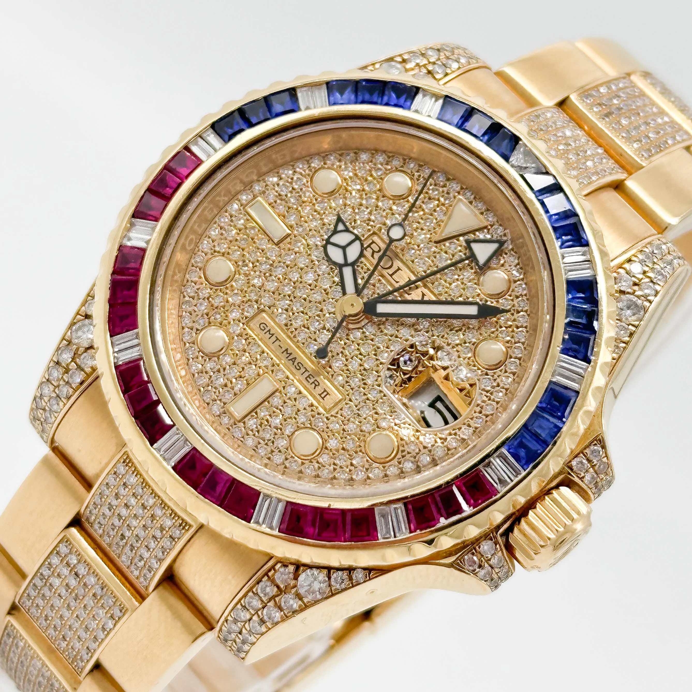Rolex GMT-Master II Iced Out Gelbgold 116718LN - 2014 - Image 6