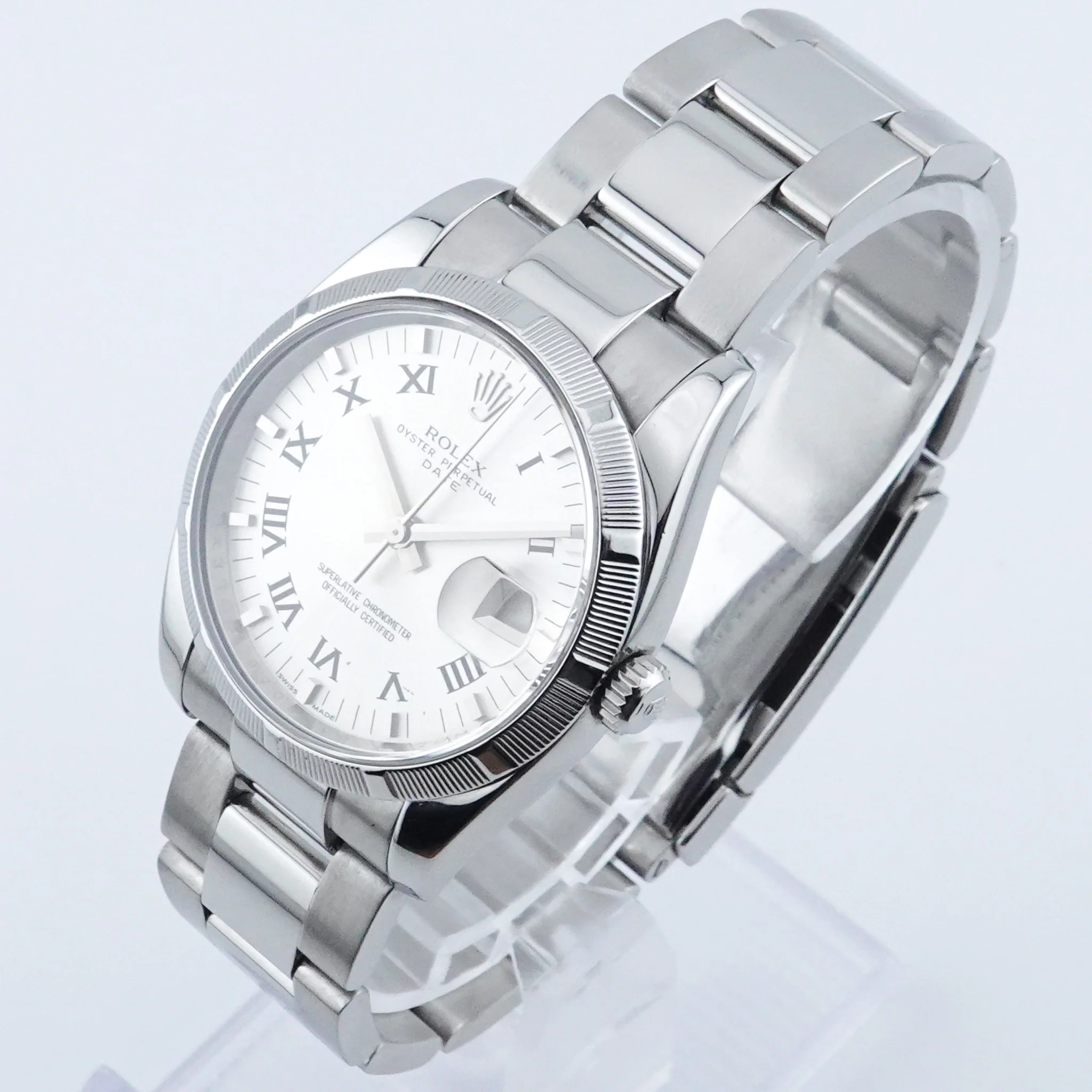 Rolex Oyster Perpetual Date 115210 Stahl - 2009 - Image 3