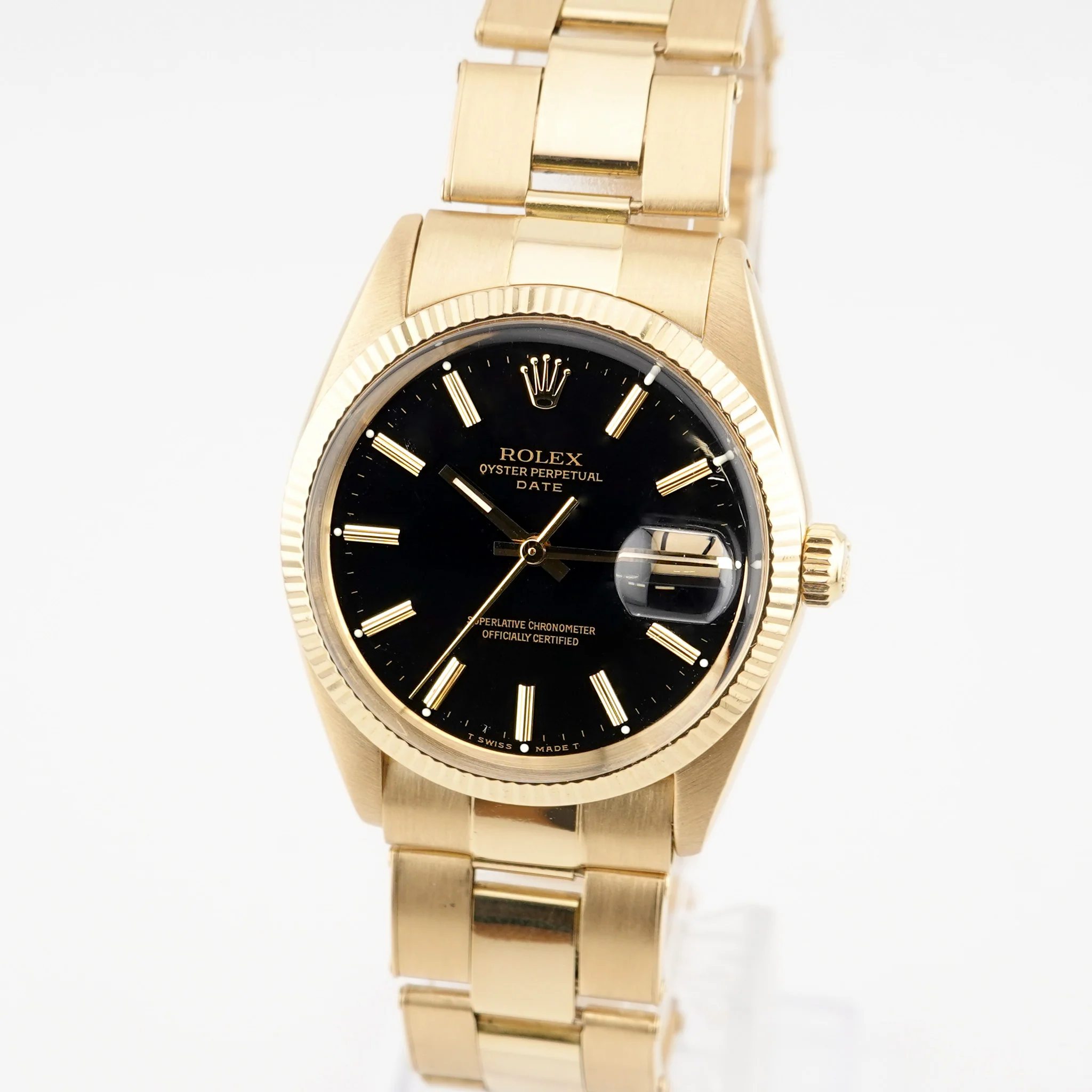 Rolex Oyster Perpetual Date Gelbgold - 1503 - Image 2